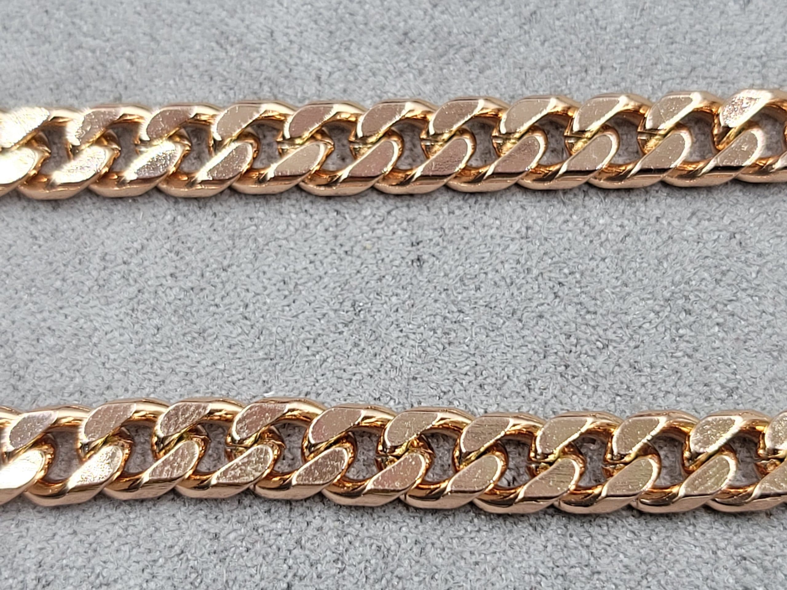 Ланцюжок Xuping 5,5 мм д. 45 см червна позолота