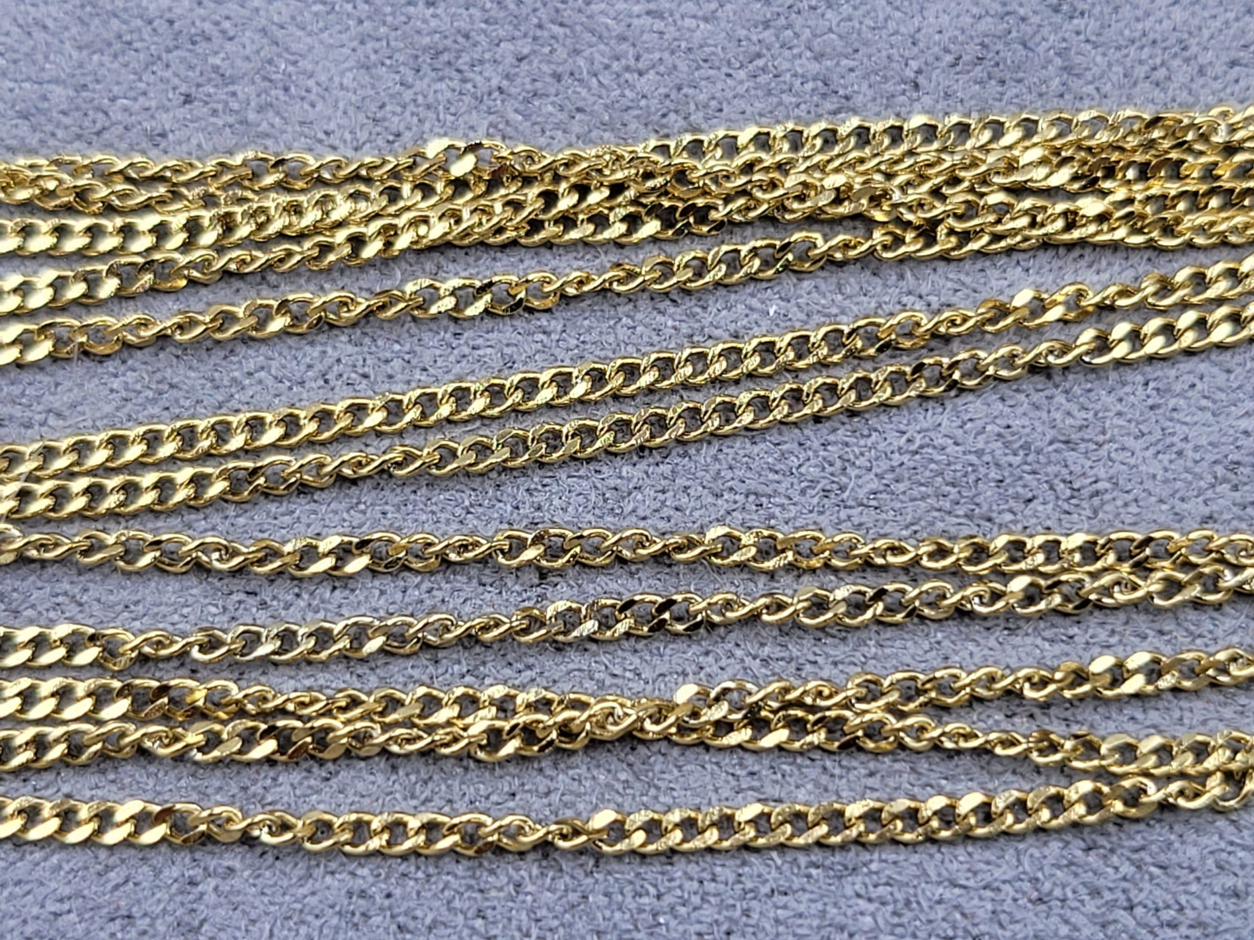 Ланцюжок ТТМ Xuping д. 45 см ш. 1,5 мм позолота 14к