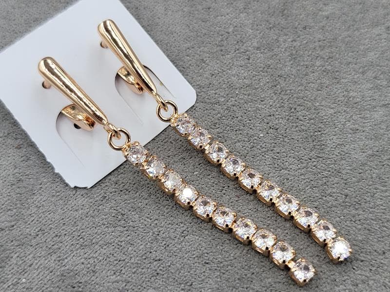 Сережки Fallon 3*53 мм англійський замок