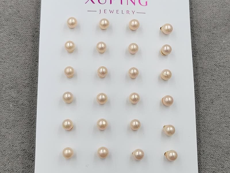 Гвоздики Xuping 4 мм позолота 18к 1 пара