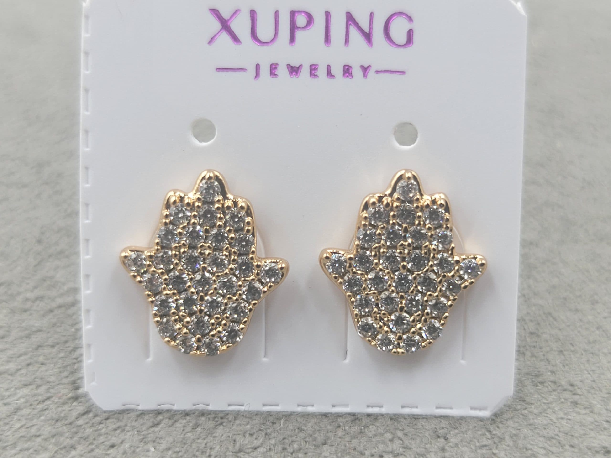 Гвоздики Xuping 10*11 мм 18к