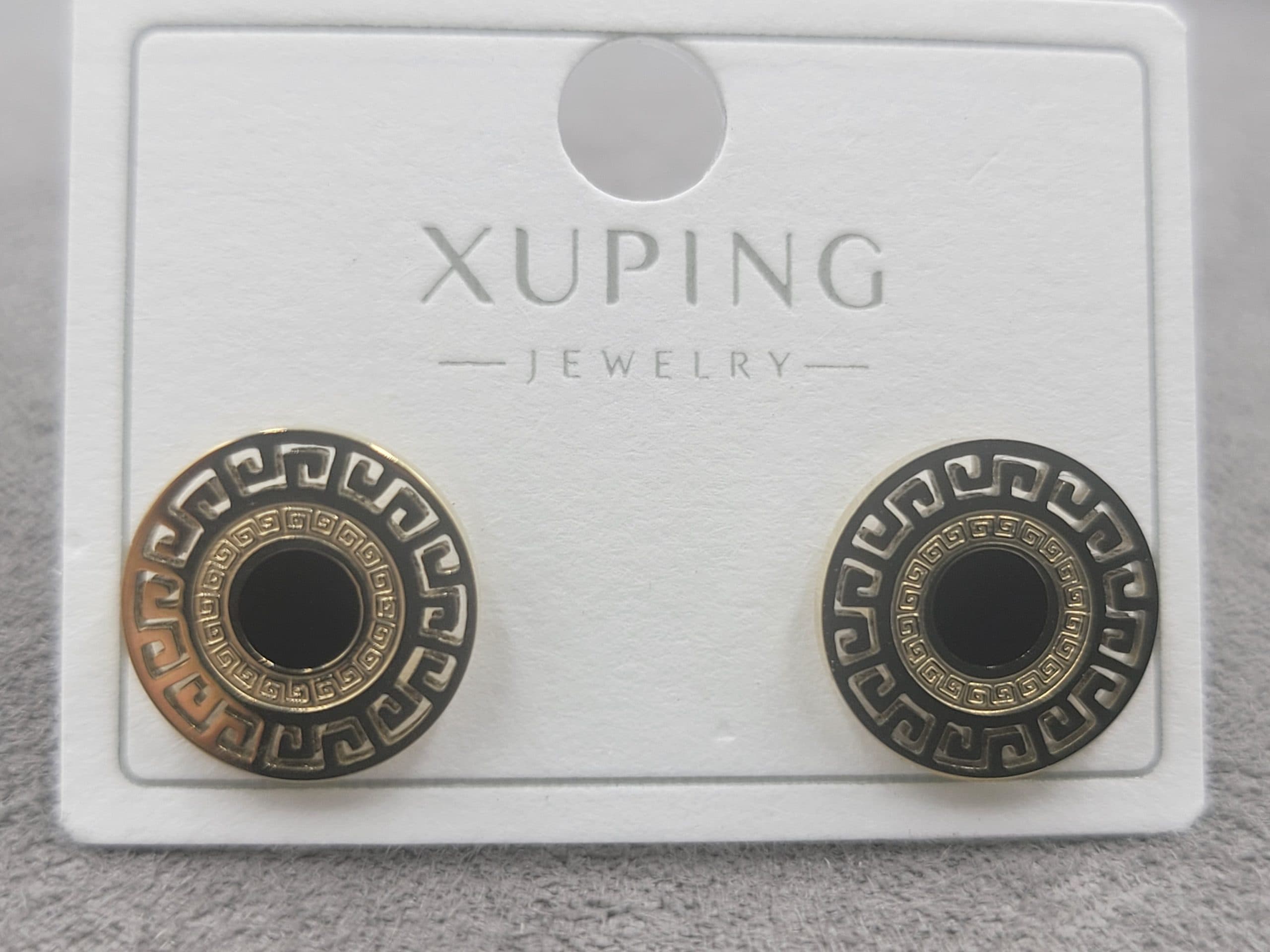 Гвоздики ТТМ Xuping 12 мм лимонне золото