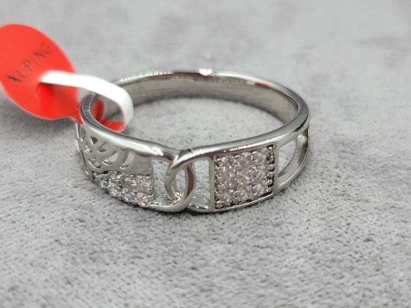 Каблучка Xuping 6 мм родій (16,17,18,19,20)