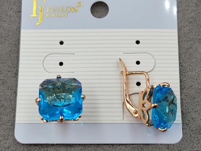 Сережки Fallon 14*17 мм англійський замок