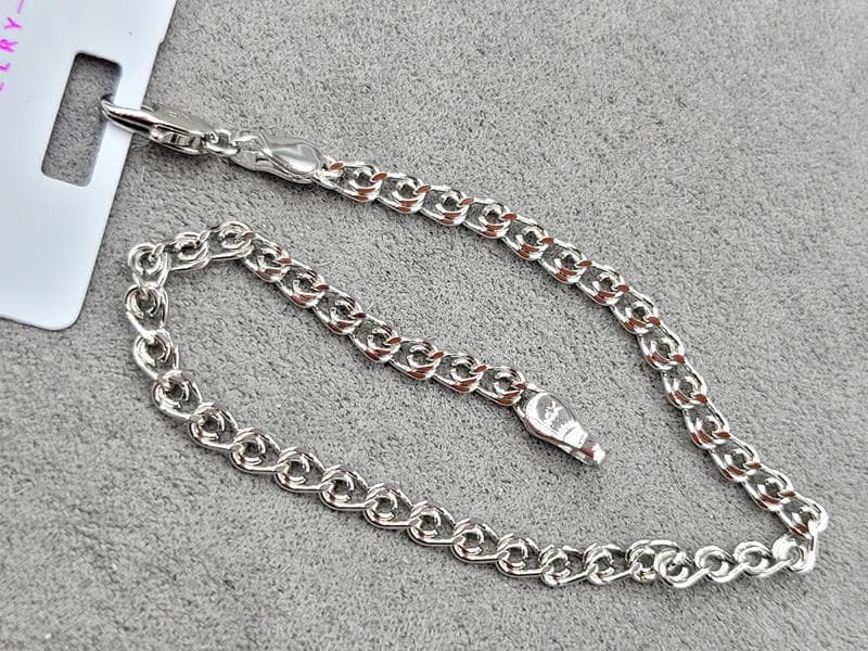 Браслет Xuping 3,5 мм довжина 19 см родій