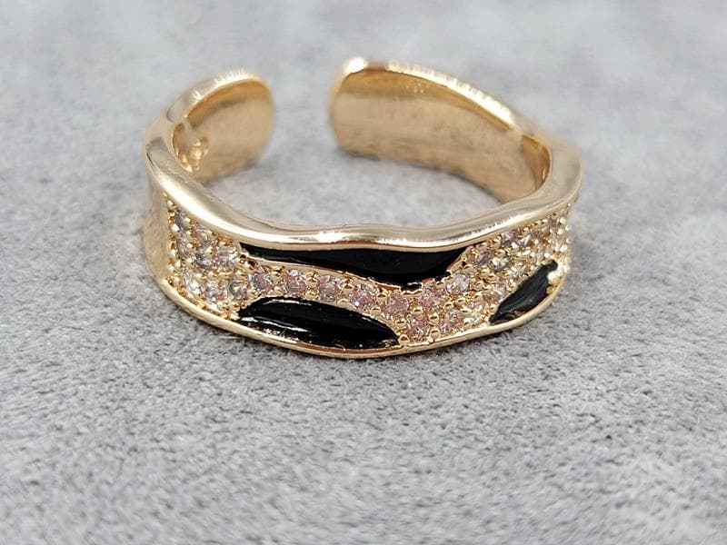 Кільце Xuping 6 мм розʼємні колір 18к