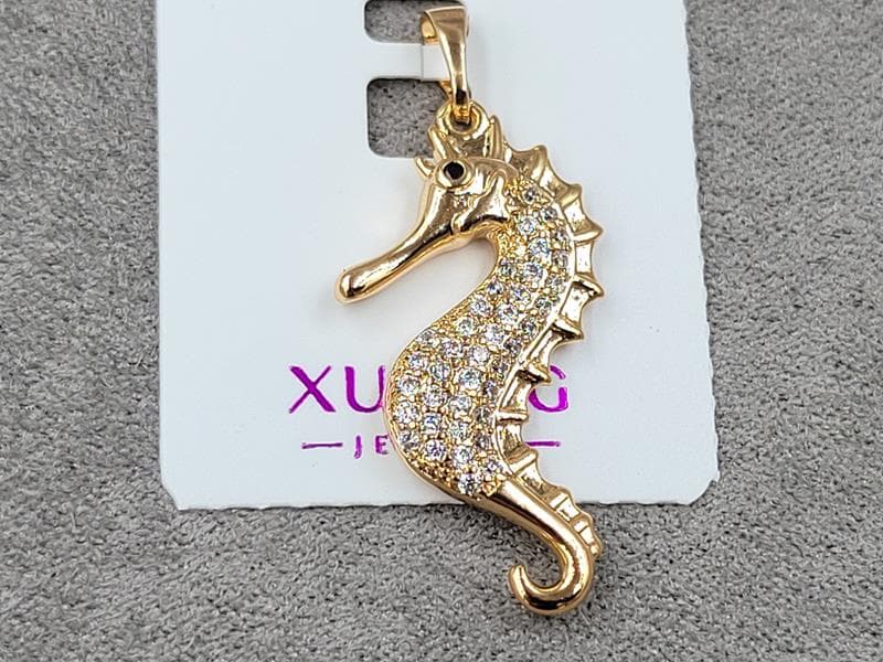 Кулон Xuping 14 мм висота 34 мм колір 18к