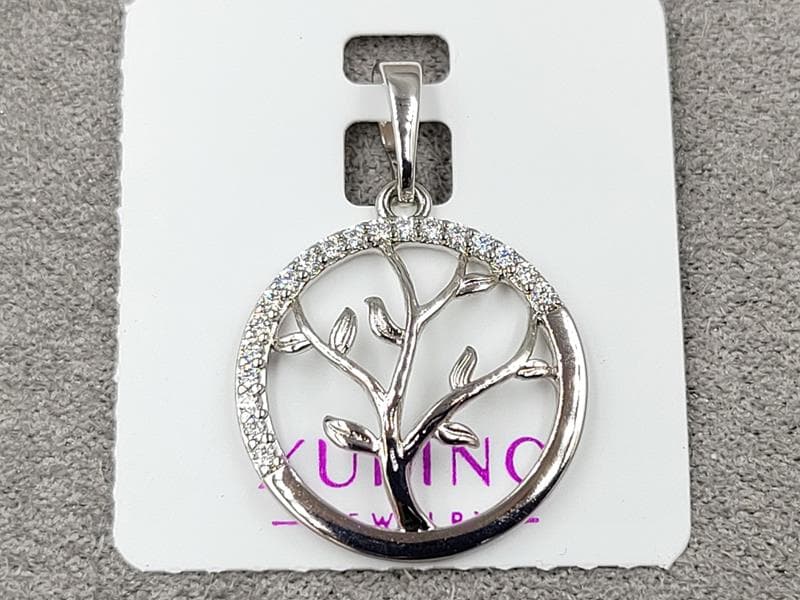 Кулон Xuping 18 мм висота 27 мм родій