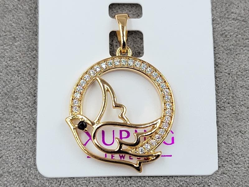 Кулон Xuping 18 мм висота 27 мм колір 18к