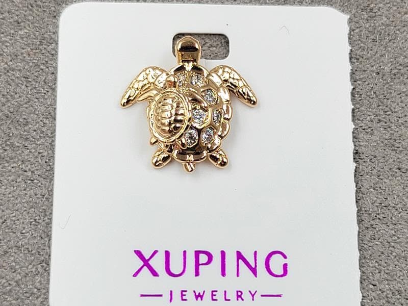 Кулон Xuping 14 мм висота 13 мм колір 18к