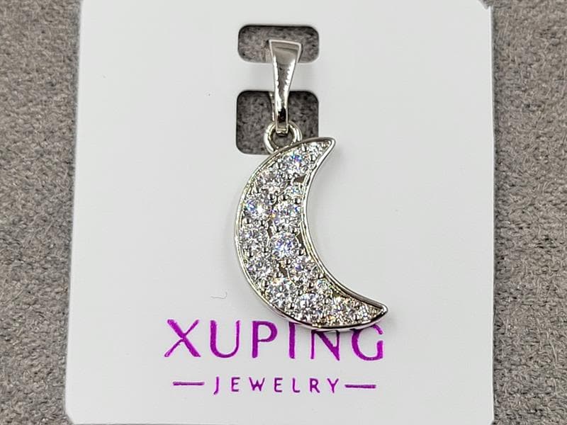 Кулон Xuping 9 мм висота 21 мм родій