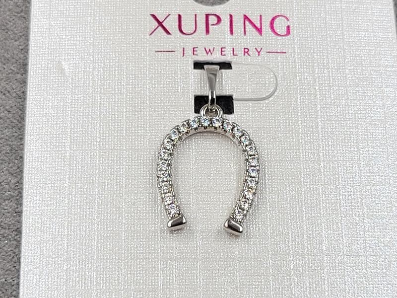 Кулон Xuping 12 мм висота 22 мм родій