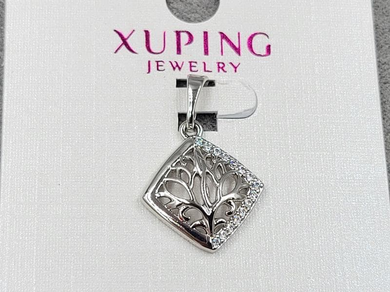 Кулон Xuping 15 мм висота 22 мм родій