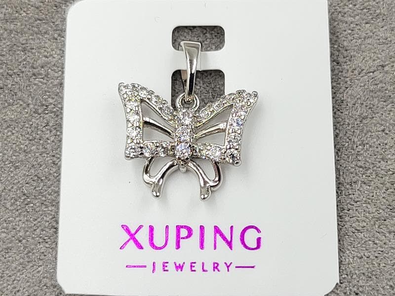 Кулон Xuping 15 мм висота 18 мм родій