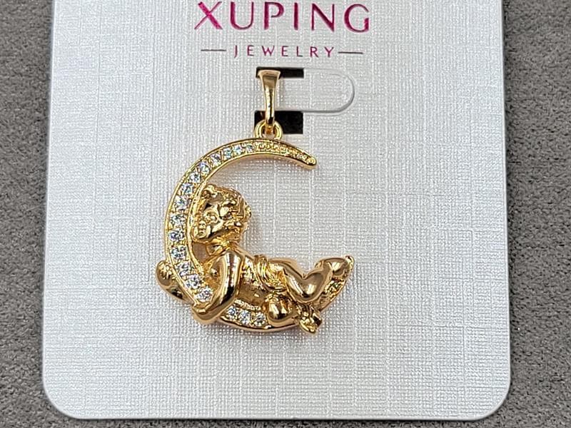 Кулон Xuping 19 мм висота 25 мм колір 18к