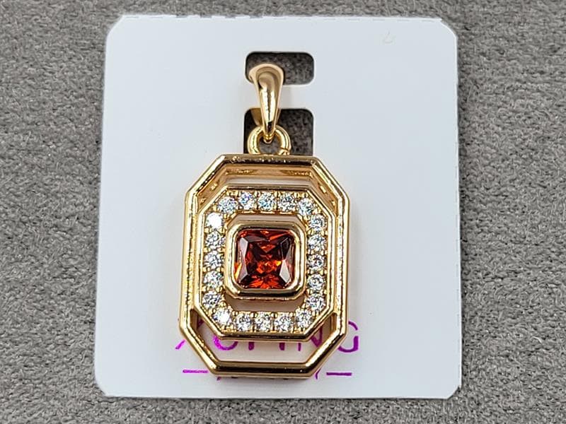 Кулон Xuping 14 мм висота 27 мм колір 18к