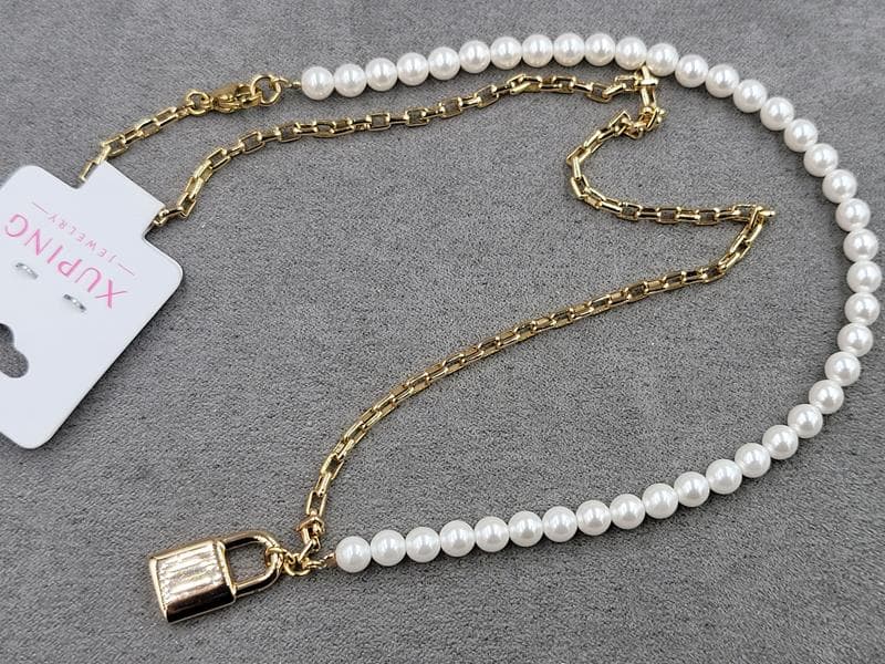 Кол'є Xuping 3 мм і 5 мм довжина 50 см колір золото 18к