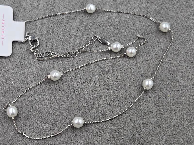 Кольє Xuping 0,5 мм + 5 мм довжина 45+5 см колір сталь