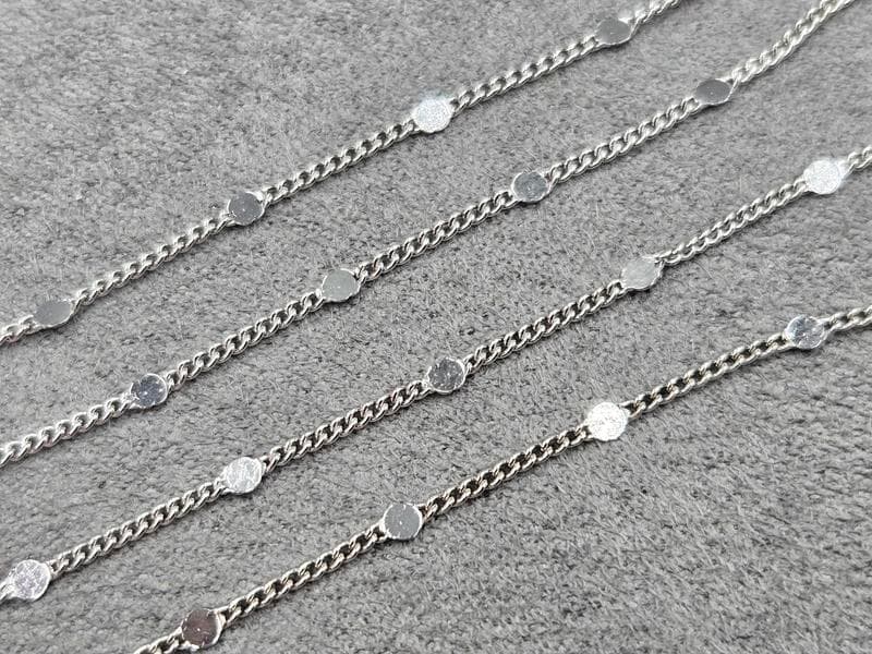 Ланцюг Xuping 1,3+2 мм довжина 55 см колір сталь