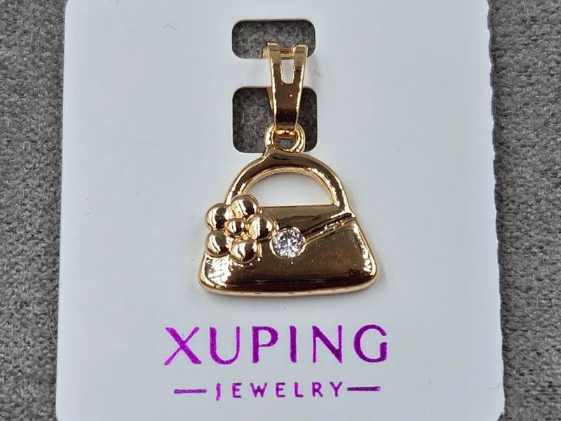 Кулон Xuping 12 мм висота 18 мм колір 18к