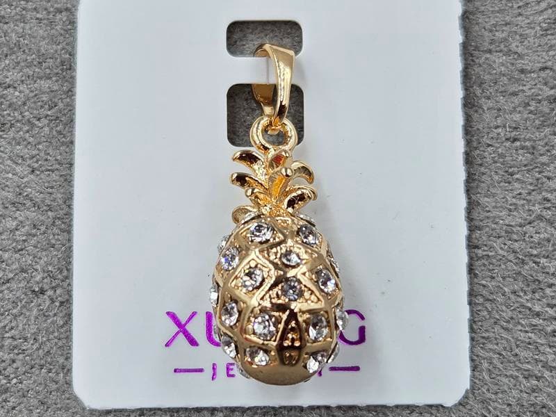 Кулон Xuping 10 мм висота 26 мм колір 18к