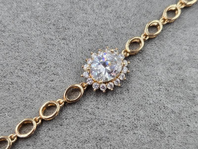 Браслет Xuping 13+5 мм довжина 20 см колір золото