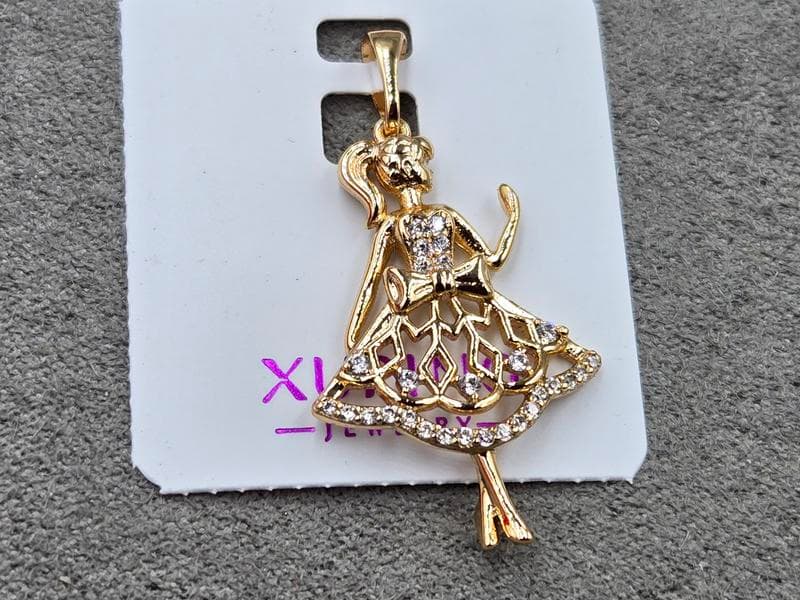 Кулон Xuping 18 мм висота 23 мм колір 18к