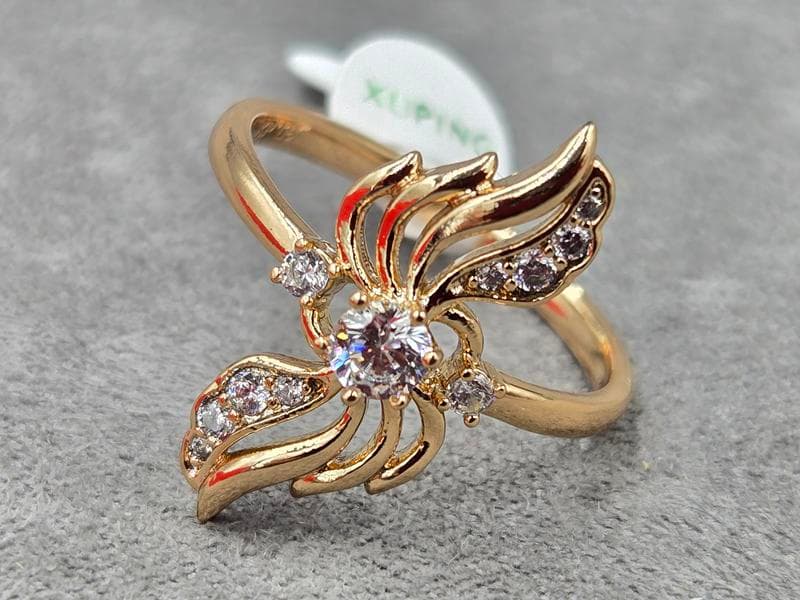 Каблучка Xuping 10*23 мм (17,18,1,20 розмір) колір 18к