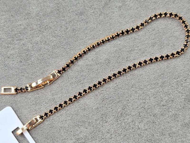 Браслет Xuping 2 мм довжина 197+2 см колір золото