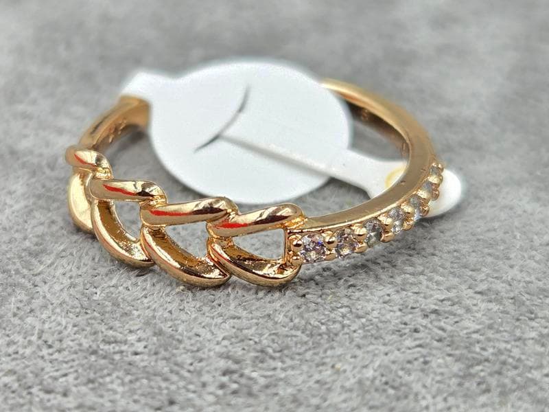 Каблучка Xuping 5 мм ( 16,17,18,19 розмір) колір 18к