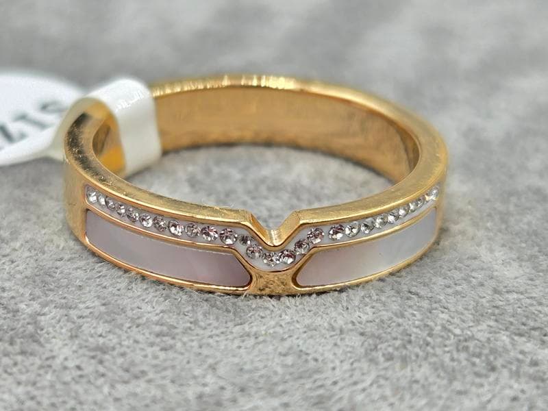 Каблучка Xuping 6 мм (16,17,18,19 розмір) колір 18к