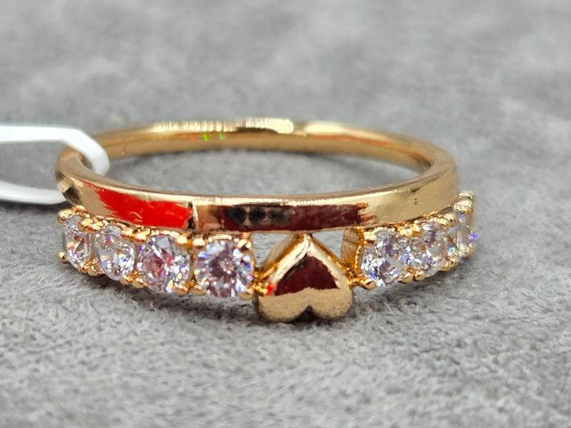 Каблучка Xuping 6 мм (17,18,19 розмір) колір 18к