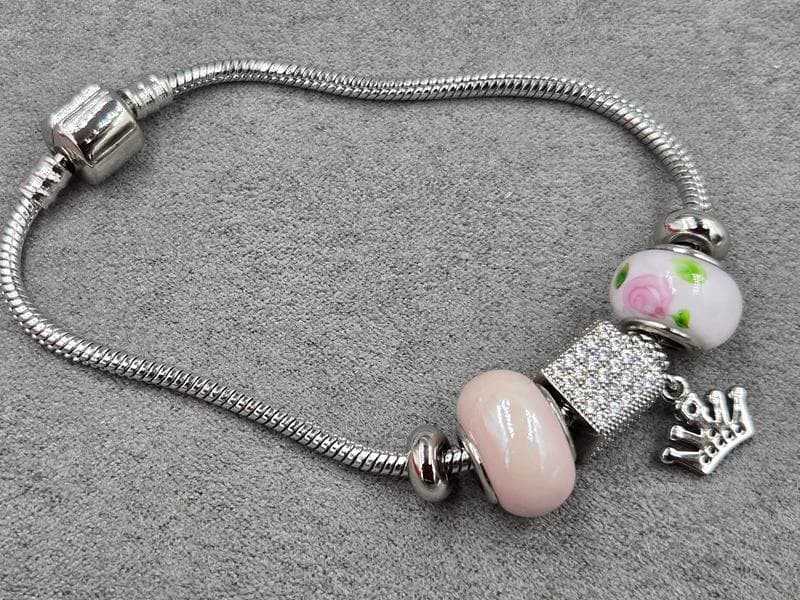 Браслет Xuping довжина 18,5 см родій