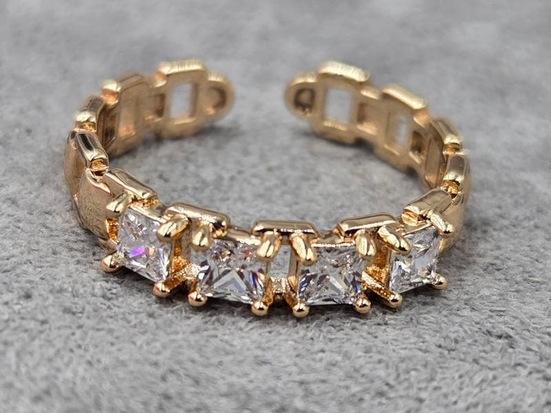 Каблучка Xuping 4,5 мм роз'ємна колір 18к