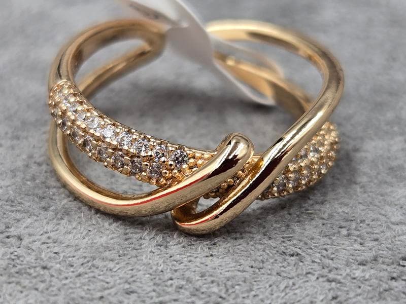 Каблучка Xuping 7 мм роз'ємна колір 18к