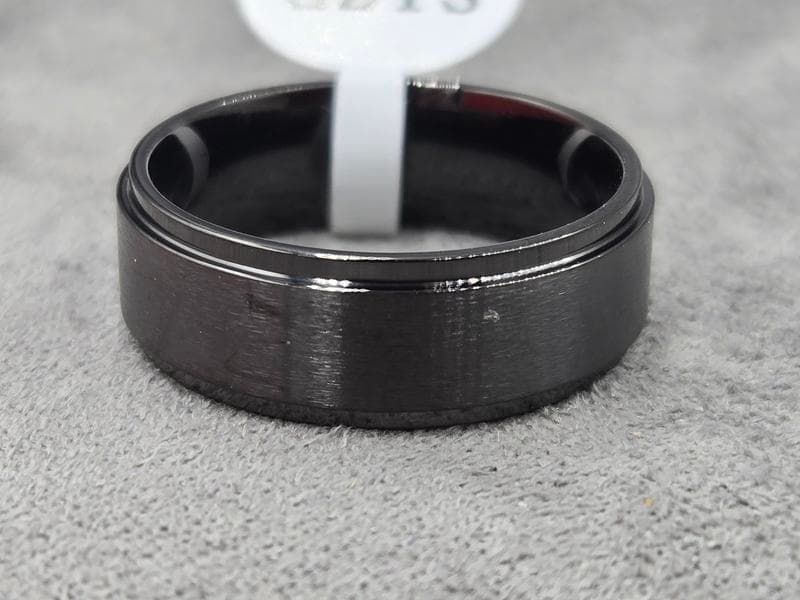 Каблучка Xuping 7 мм (16,17,18,19,20 розмір) чорна