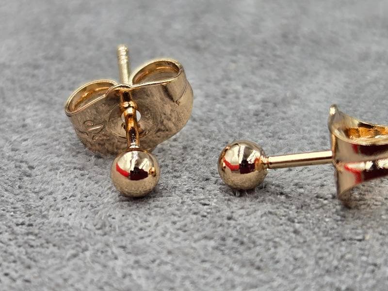 Гвоздики Xuping 3 мм колір 18к