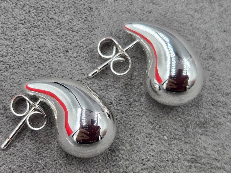 Гвоздики Xuping 11 мм висота 19 мм родій