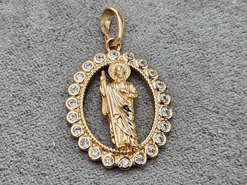 Іконка Xuping 17 мм висота 29 мм колір 18к