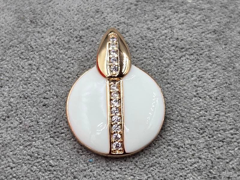 Кулон Xuping 14 мм висота 20 мм колір 18к