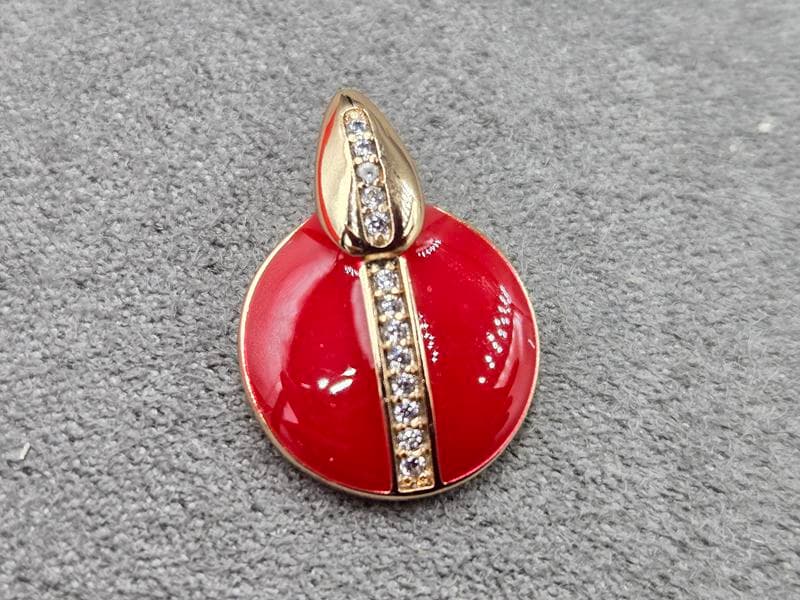 Кулон Xuping 14 мм висота 20 мм колір 18к