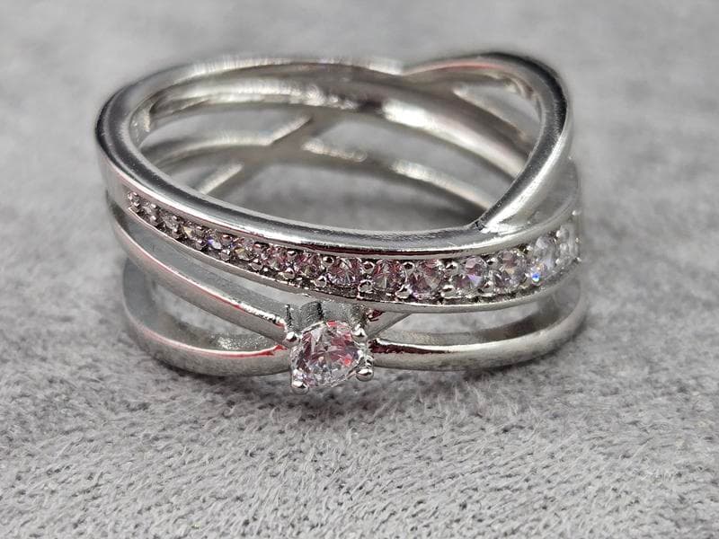 Каблучка Xuping 10 мм (16,17,18,19,20 розмір) родій