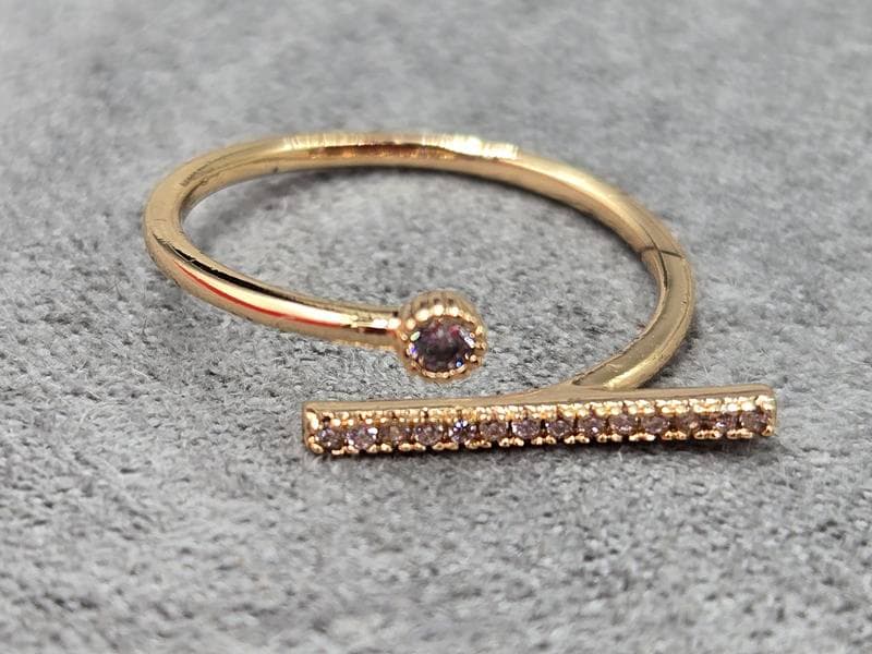 Каблучка Xuping 1,5 мм роз'ємна колір 18к