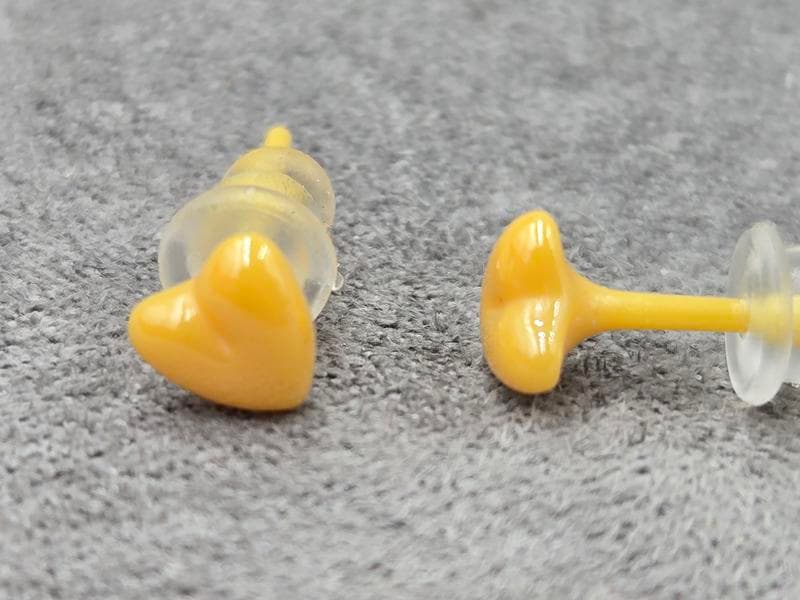 Гвоздики Xuping кераміка 5,5 мм жовті