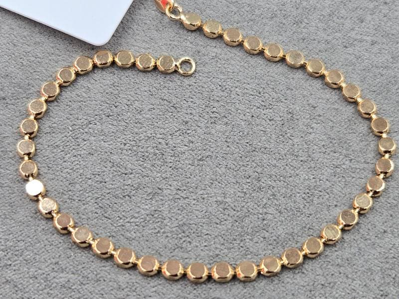 Браслет Xuping 3 мм довжина 19 см колір золото