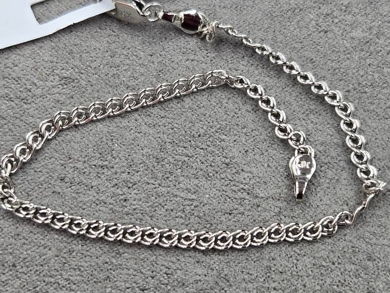 Браслет Xuping 3 мм довжина 19 см родій