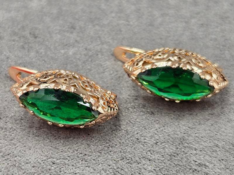 Сережки Fallon 10*19 мм англійський замок