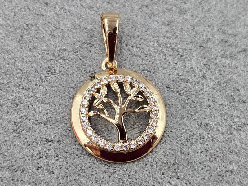 Кулон Xuping 15 мм висота 23 мм колір 18к