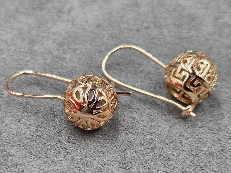 Сережки Fallon 12 мм висота 27 мм