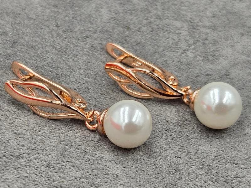 Сережки Fallon 9 мм висота 29 мм англійський замок